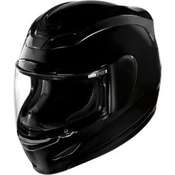 Icon Airmada Solid Color Helmet - Black