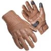 Cortech Bully Ventilated Short Cuff Leather Gloves - Brown
