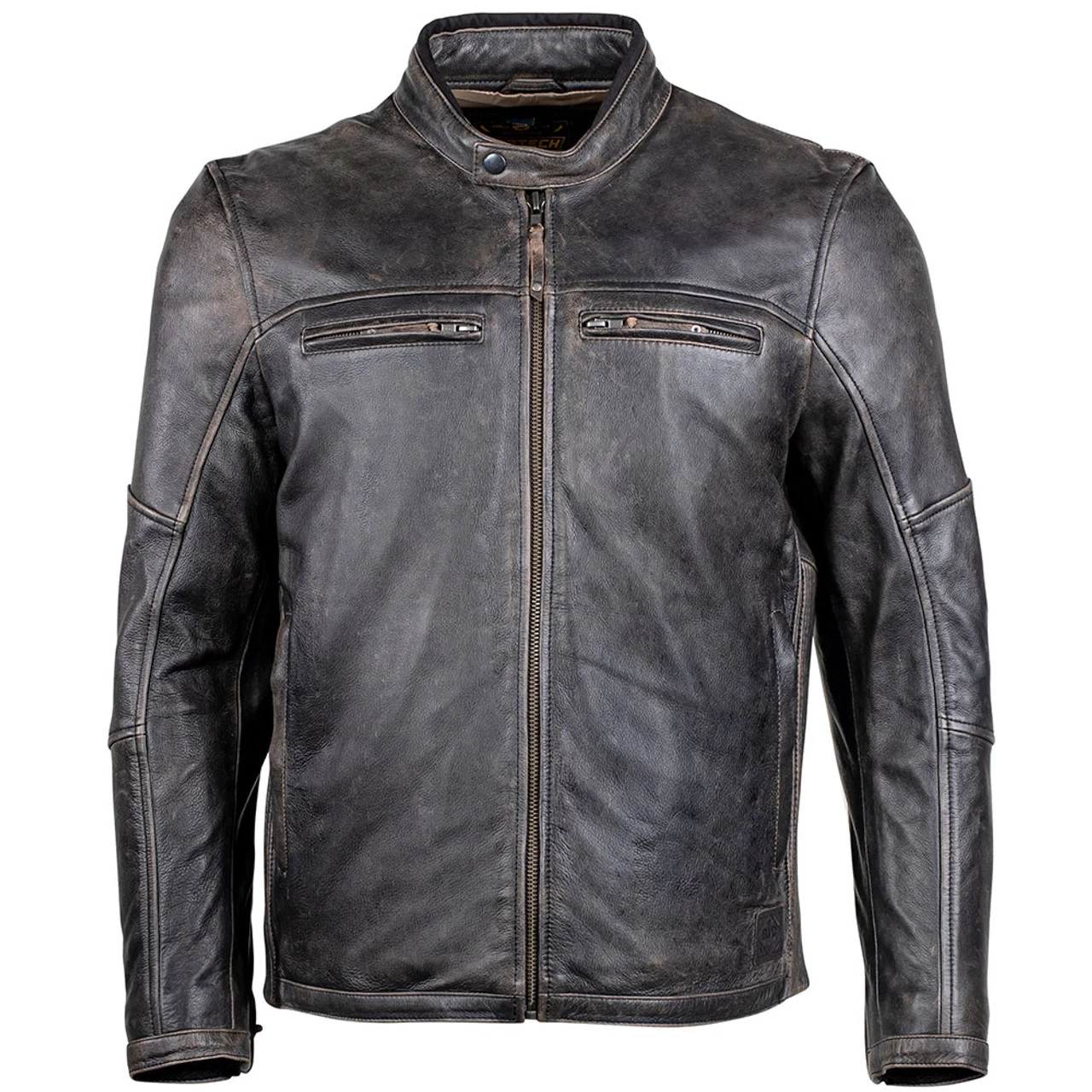 Cortech Idol Leather Jacket - Brown 2 Cortech Idol Leather Jacket - Brown - Image 2