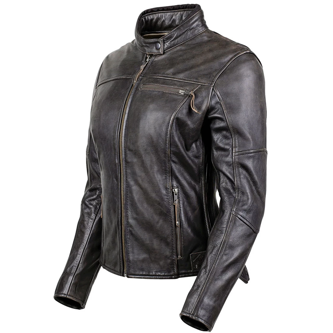 Cortech Lolo Women's Leather Jacket - Brown 1 Cortech Lolo Women's Leather Jacket - Brown