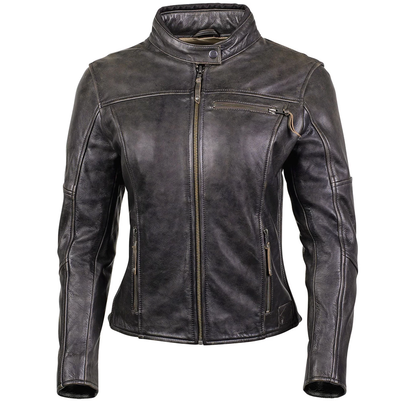 Cortech Lolo Women's Leather Jacket - Brown 2 Cortech Lolo Women's Leather Jacket - Brown - Image 2
