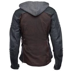 Speed And Strength Street Savvy Women's Leather/Textile Jacket - Oxblood/Black -Cycling Equipment Shop 880702StrtSavyJktOxBlkBack 49541.1532456019