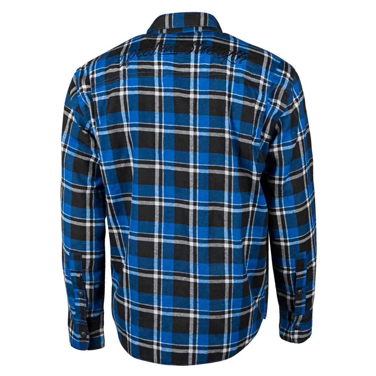 Speed And Strength Black Nine Reinforced Moto Flannel Shirt - Blue/Black 4 Speed And Strength Black Nine Reinforced Moto Flannel Shirt - Blue/Black - Image 4