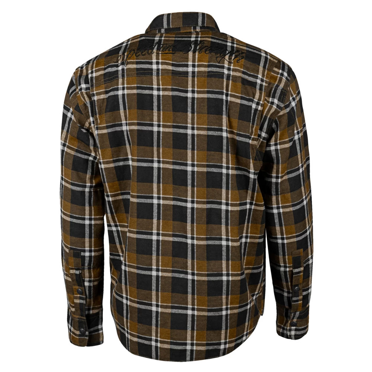 Speed And Strength Black Nine Reinforced Moto Flannel Shirt - Brown/Black 4 Speed And Strength Black Nine Reinforced Moto Flannel Shirt - Brown/Black - Image 4