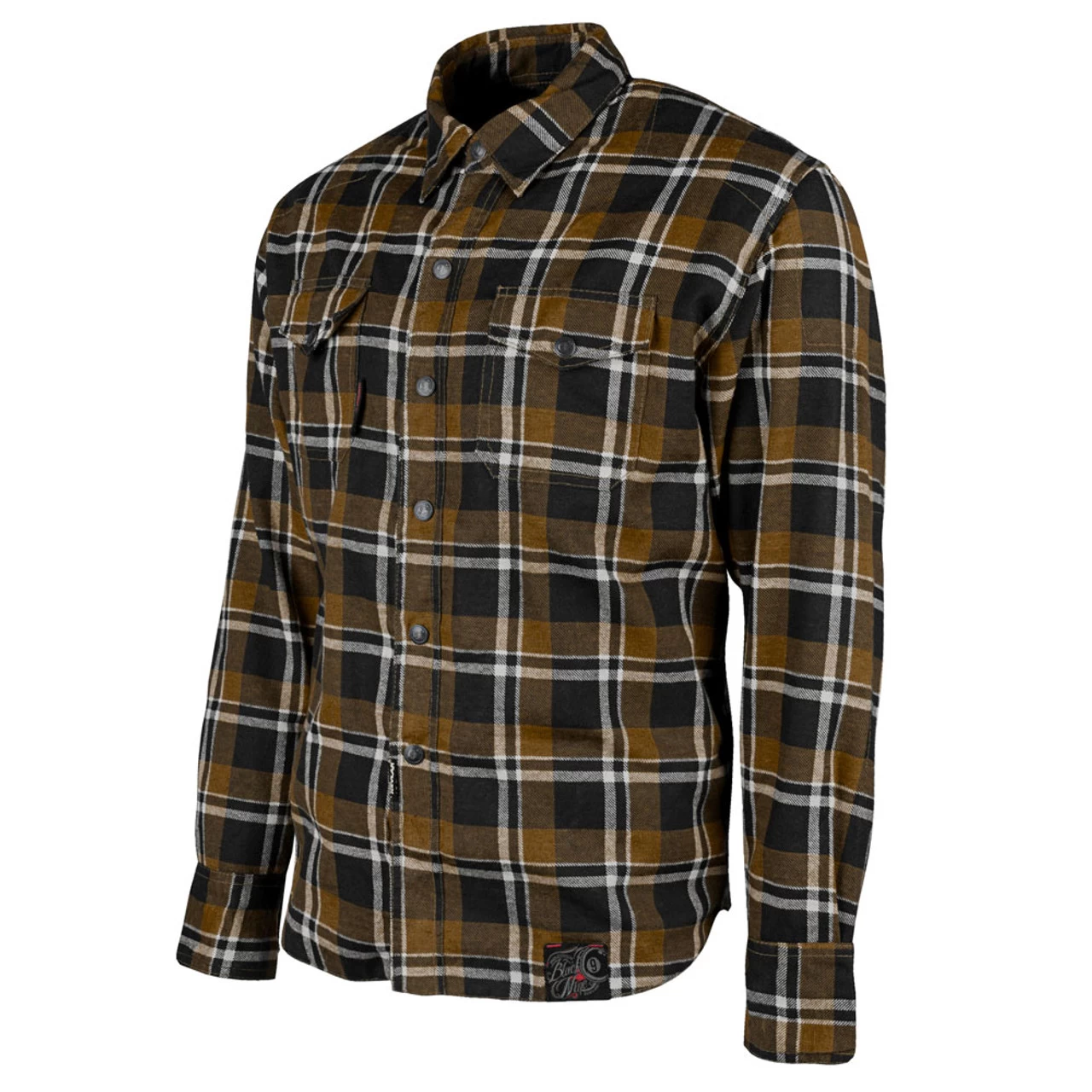 Speed And Strength Black Nine Reinforced Moto Flannel Shirt - Brown/Black 2 Speed And Strength Black Nine Reinforced Moto Flannel Shirt - Brown/Black - Image 2