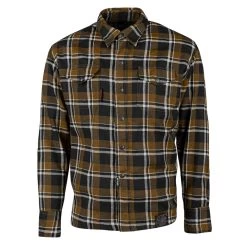 Speed And Strength Black Nine Reinforced Moto Flannel Shirt - Brown/Black