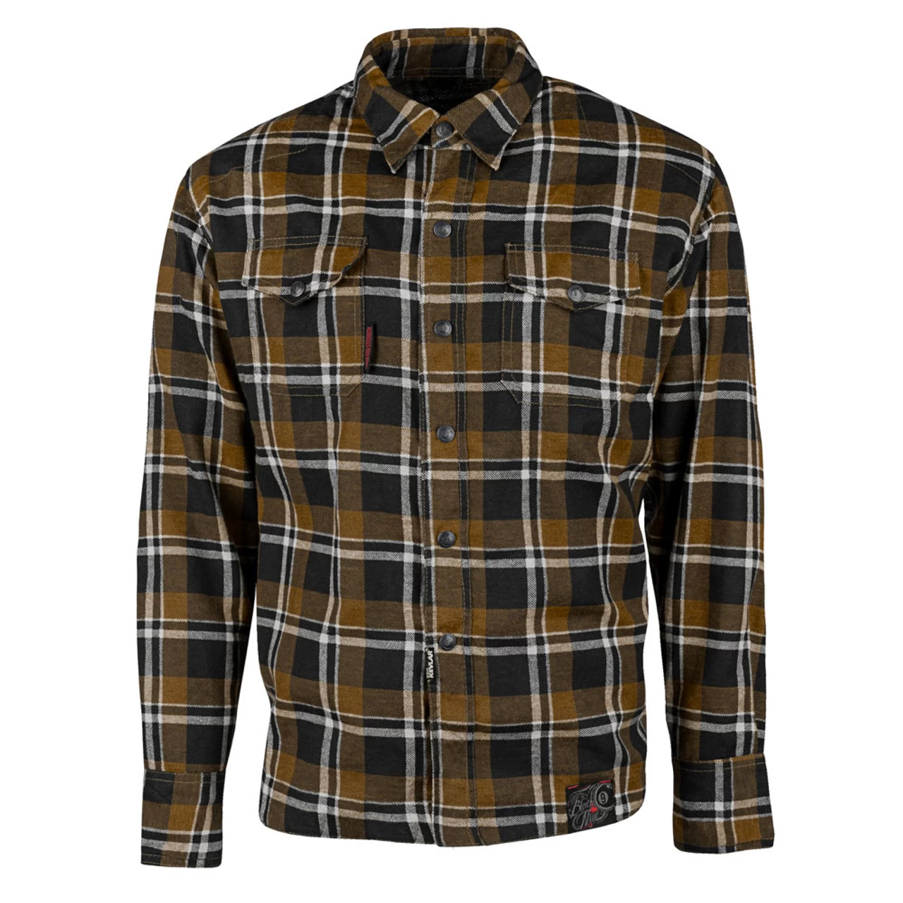 Speed And Strength Black Nine Reinforced Moto Flannel Shirt - Brown/Black 1 Speed And Strength Black Nine Reinforced Moto Flannel Shirt - Brown/Black