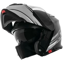 Speed And Strength SS4100 SS Logo Modular Helmet - Satin Black -Cycling Equipment Shop 884852SS4100LogoBlkFlipUp 08194.1560966126