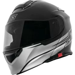 Speed And Strength SS4100 SS Logo Modular Helmet - Satin Black