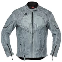 Speed And Strength Exile Leather Jacket - Charcoal