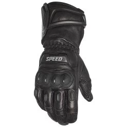 Speed And Strength Revolt Gauntlet Leather Gloves - Black