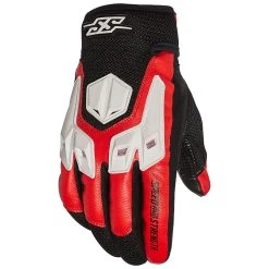 Speed And Strength Insurgent Leather/Mesh Gloves - Red/Black/White