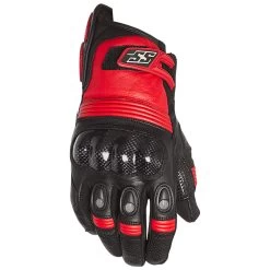 Speed And Strength Exile Leather Gloves - Black/Red