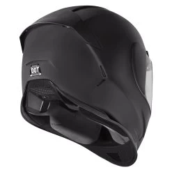 Icon Airframe Pro Rubatone Black Helmet -Cycling Equipment Shop AFPSolidBlackRubatoneBack 16849.1441029656