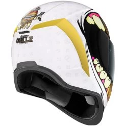 Icon Airform Helmet - Grillz -Cycling Equipment Shop AirformGrillzWhiteBack 90164.1597350258