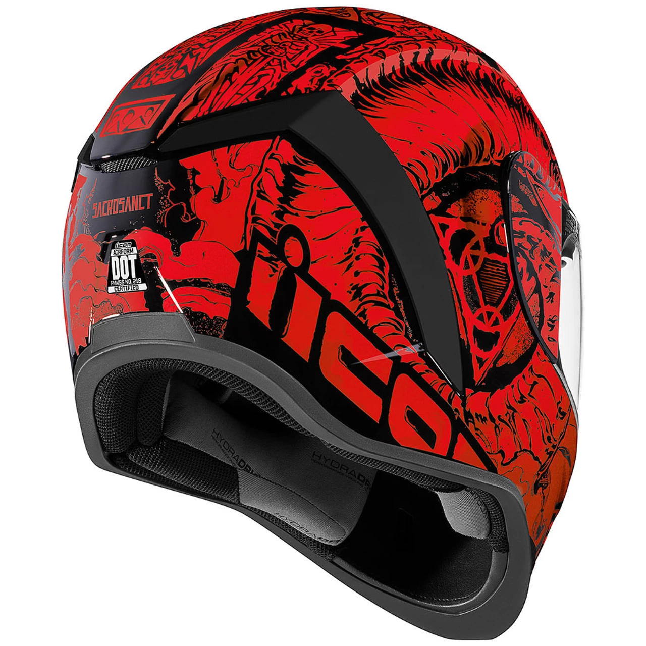 Icon Airform Sacrosanct Helmet - Red 3 Icon Airform Sacrosanct Helmet - Red - Image 3