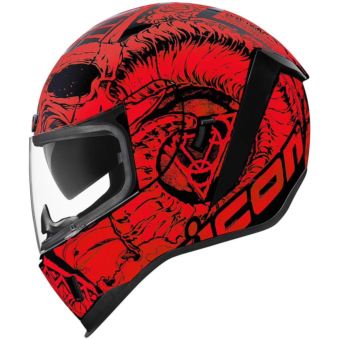 Icon Airform Sacrosanct Helmet - Red 2 Icon Airform Sacrosanct Helmet - Red - Image 2