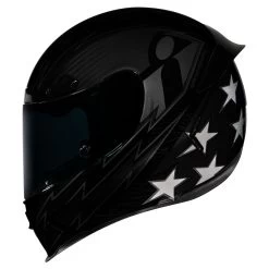 Icon Airframe Pro Warbird Helmet - Black -Cycling Equipment Shop AirframeProWarbirdBlackProfileGlow 45040.1516979574