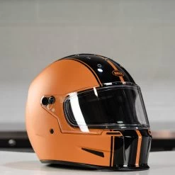 Bell Eliminator Helmet - Rally Matte/Gloss Black/Orange -Cycling Equipment Shop Bell Eliminator Helmet Rally Black Orange 4 83402.1554220400