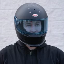 Bell Eliminator Face Shield - Hi Def Blue -Cycling Equipment Shop Bell Eliminator Helmet Shield Hi Def Blue Shield 1 12138.1550506078