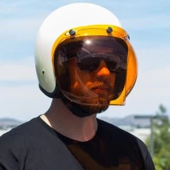 Biltwell Bubble Anti-Fog Shield - Amber -Cycling Equipment Shop Biltwell Anti Fog Bubble Shield Amber 3 46535.1521122560