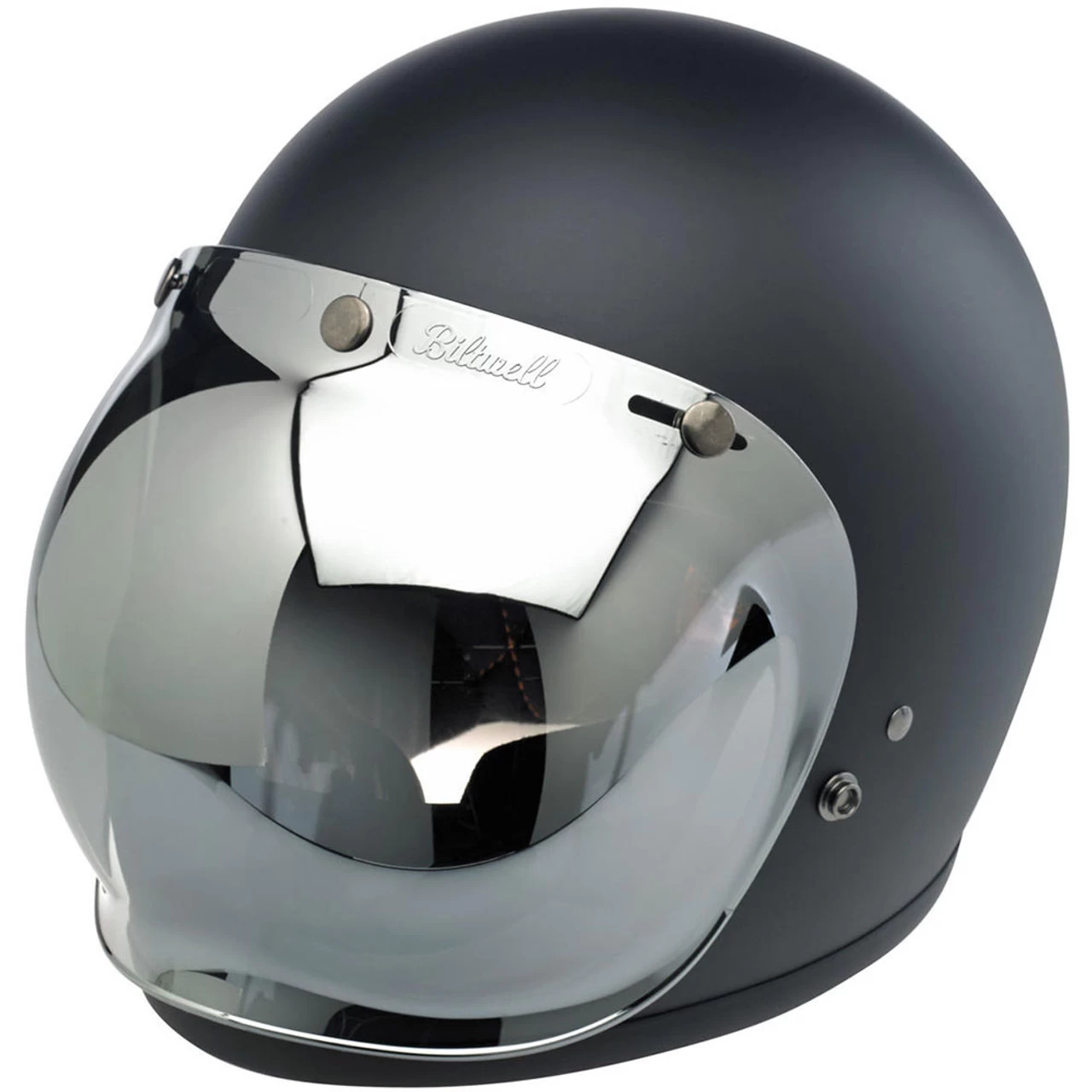 Biltwell Anti-Fog Bubble Shield - Chrome Mirror 2 Biltwell Anti-Fog Bubble Shield - Chrome Mirror - Image 2