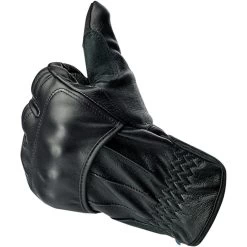 Biltwell Belden Leather Gloves - Black -Cycling Equipment Shop Biltwell Belden Leather Gloves Black 3 26339.1569520598