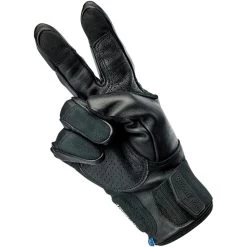 Biltwell Belden Leather Gloves - Black -Cycling Equipment Shop Biltwell Belden Leather Gloves Black 8 70826.1569520602