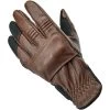 Biltwell Belden Leather Gloves - Chocolate Brown