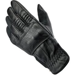 Biltwell Borrego CE Leather Gloves - Black/Black