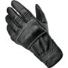 Biltwell Borrego CE Leather Gloves - Black/Cement