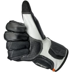 Biltwell Borrego CE Leather Gloves - Black/Cement -Cycling Equipment Shop Biltwell Borrego Gloves Black Cement 4 01340.1567006971