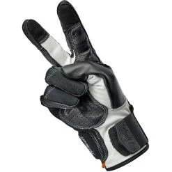 Biltwell Borrego CE Leather Gloves - Black/Cement -Cycling Equipment Shop Biltwell Borrego Gloves Black Cement 5 16921.1567006977