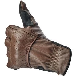 Biltwell Borrego CE Leather Gloves - Chocolate -Cycling Equipment Shop Biltwell Borrego Gloves Chocolate Black 2 97167.1567006291