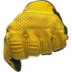 Biltwell Borrego CE Leather Gloves - Gold/Black -Cycling Equipment Shop Biltwell Borrego Gloves Gold Black 3 20056.1567006113