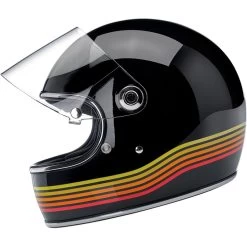Biltwell Gringo S ECE Helmet - Gloss Black Spectrum -Cycling Equipment Shop Biltwell GringoS Helmet Gloss Black Spectrum 4 21734.1567539056