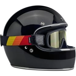 Biltwell Overland 2.0 Tri-Stripe Goggle - Black/Red/Yellow/Orange -Cycling Equipment Shop Biltwell Overland 2 Tri Stripe Goggles Black Yellow Red Orange 28381.1541080390