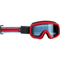 Biltwell Overland 2.0 Racer Goggle - Red/White/Blue