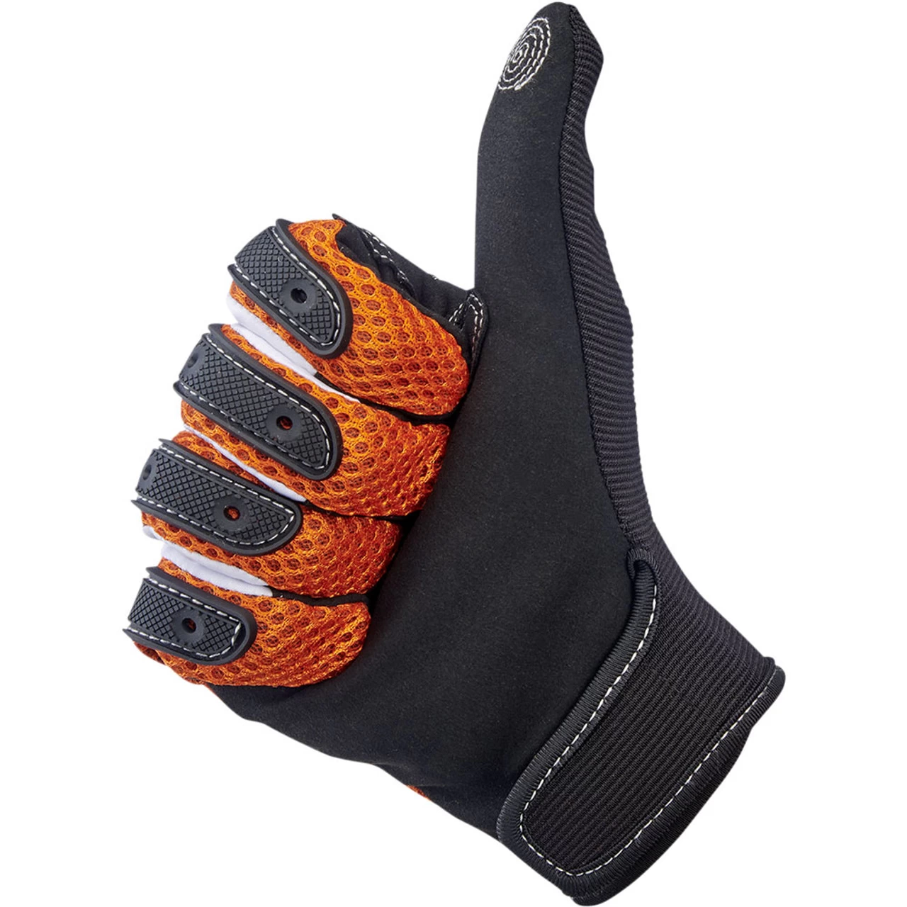 Biltwell Anza Gloves - Orange/Black 2 Biltwell Anza Gloves - Orange/Black - Image 2