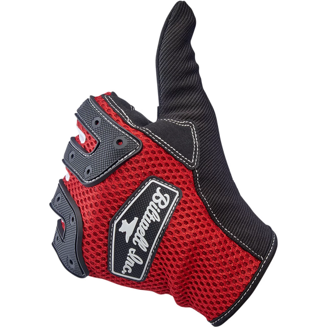 Biltwell Anza Gloves - Red/Black 3 Biltwell Anza Gloves - Red/Black - Image 3