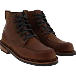 Broken Homme Davis Leather Boots - Brown