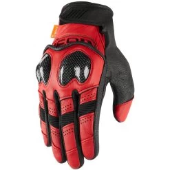 Icon Contra 2 Gloves - Red