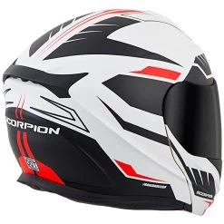Scorpion EXO-GT920 Shuttle Modular Helmet - White/Black -Cycling Equipment Shop EXO GT920 Shuttle White Red rear right 44477.1509995156