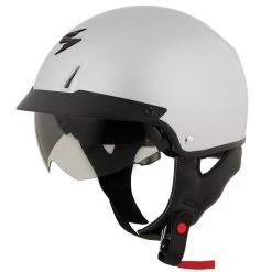Scorpion EXO-C110 Solids Helmet -Cycling Equipment Shop EXO C110 Silver front angl copy 46842.1459433084