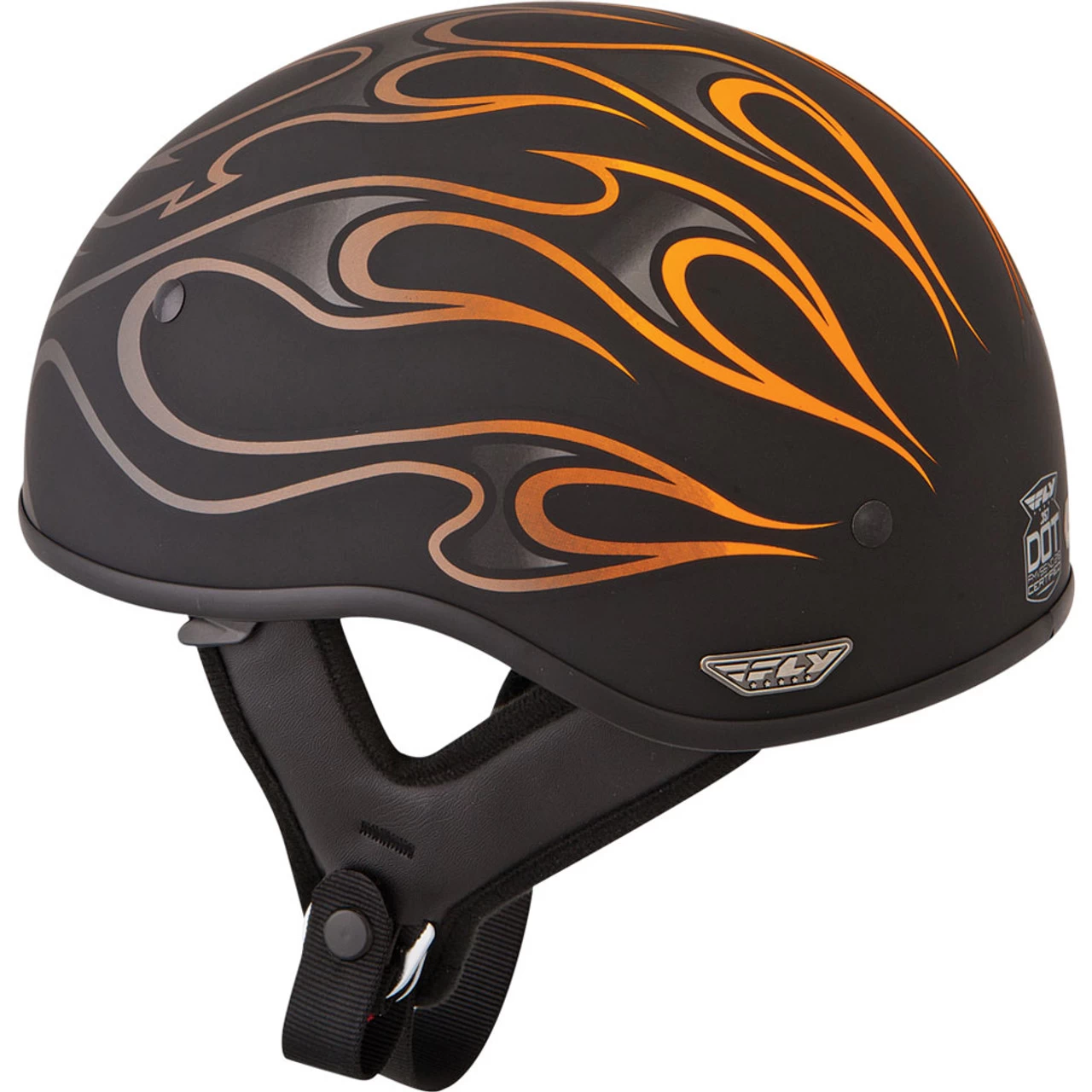 FLY Street .357 Flame Half Helmet 2 FLY Street .357 Flame Half Helmet - Image 2