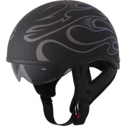 FLY Street .357 Flame Half Helmet 10 FLY Street .357 Flame Half Helmet -Cycling Equipment Shop FLY Street Flame Half Helmet Purple 3 33188.1467398754