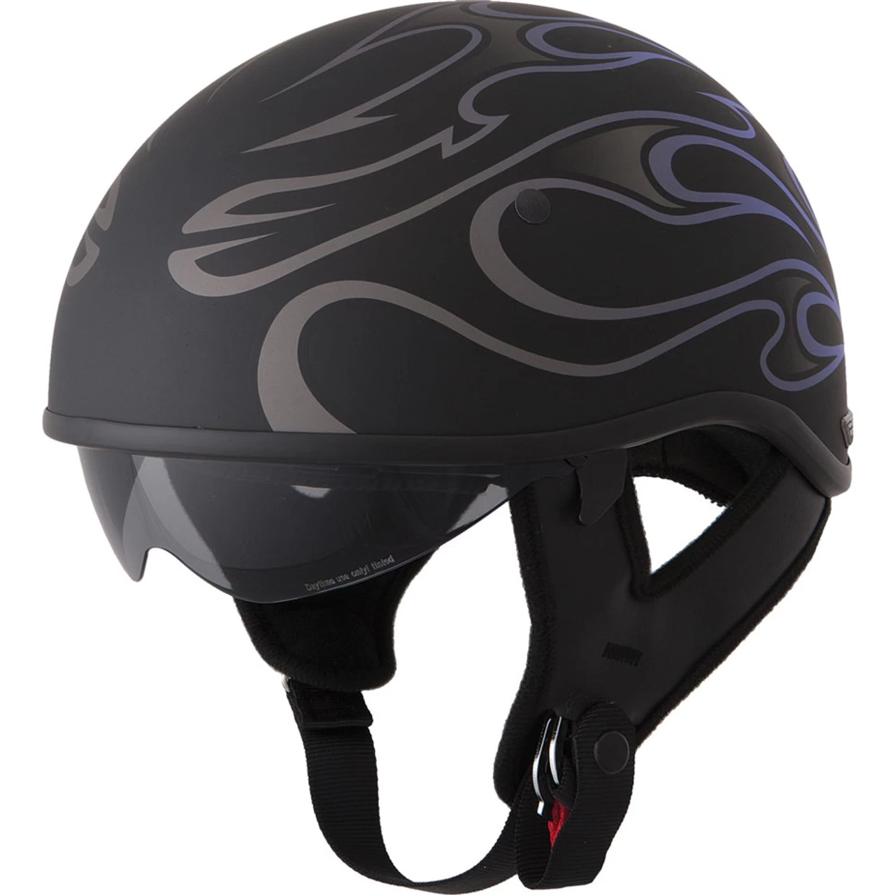 FLY Street .357 Flame Half Helmet 5 FLY Street .357 Flame Half Helmet - Image 5