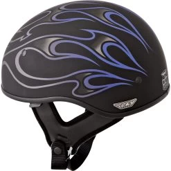 FLY Street .357 Flame Half Helmet 9 FLY Street .357 Flame Half Helmet -Cycling Equipment Shop FLY Street Flame Half Helmet Purple 53264.1467398755