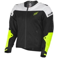 FLY Street Flux Air Mesh Jacket - Black/Hi-Viz