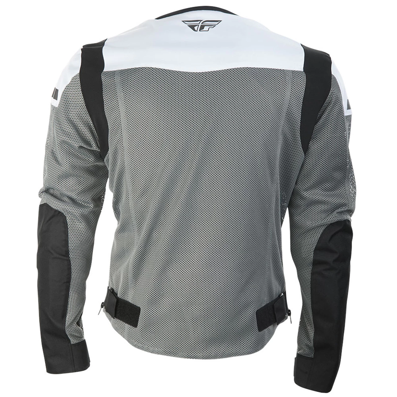 FLY Street Flux Air Mesh Jacket - Gray/White 2 FLY Street Flux Air Mesh Jacket - Gray/White - Image 2